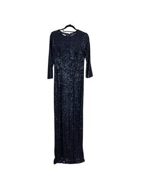 teri jon by rickie freeman scuba gown chiffon overlay dress Scuba Gown with Chiffon Cape Overlay